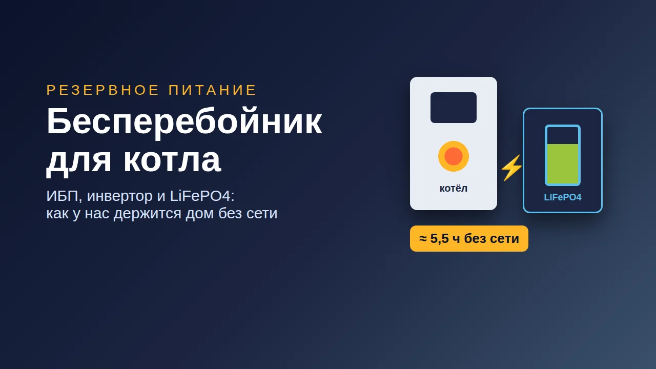 Бесперебойник для газового котла