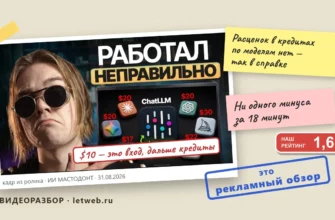 ChatLLM Abacus AI: кадр из ролика с пометками проверки фактов