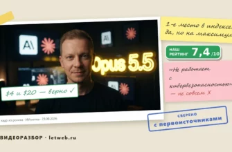 Claude Opus 5.5: разбор видео — цена, первое место в индексе и ограничения