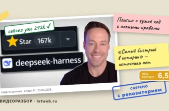 DeepSeek Harness, плагины: кадр из ролика с пометками проверки фактов