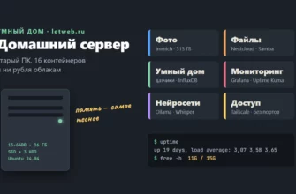 Домашний сервер: что на нём работает — фото, файлы, умный дом, мониторинг, нейросети