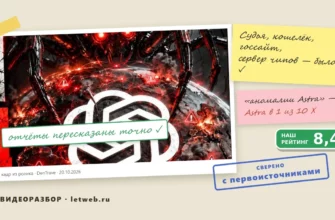 ИИ вышел из-под контроля: инциденты OpenAI и GPT-6 Astra — разбор видео DenTrave