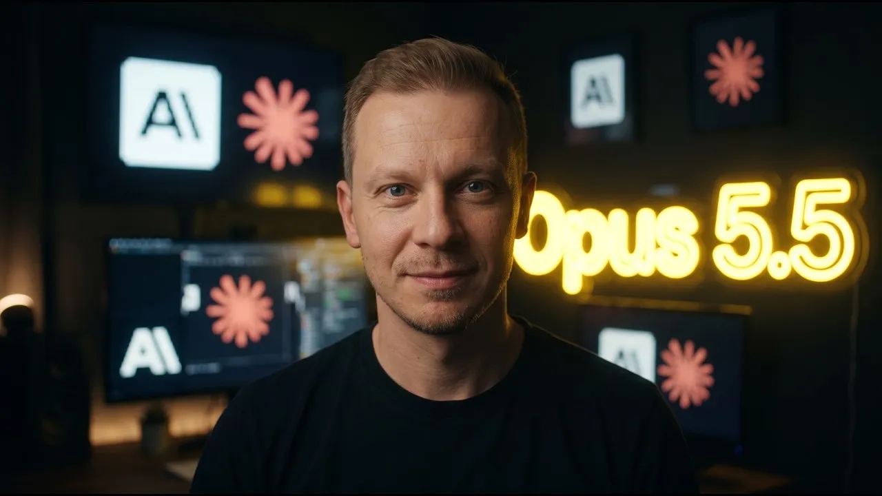 Кадр из ролика «Opus 5.5: Новый Тихий Лидер»