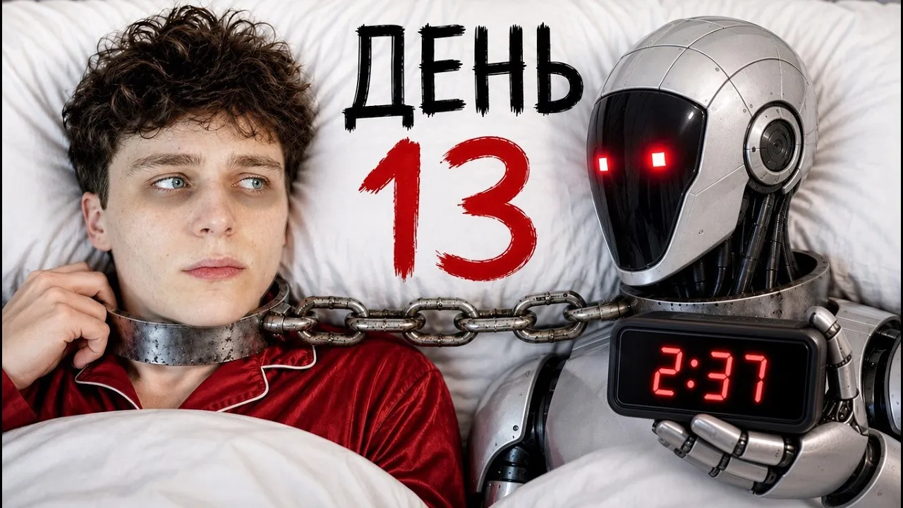 Кадр из ролика «Я Доверил ИИ Свою Жизнь на 14 Дней»