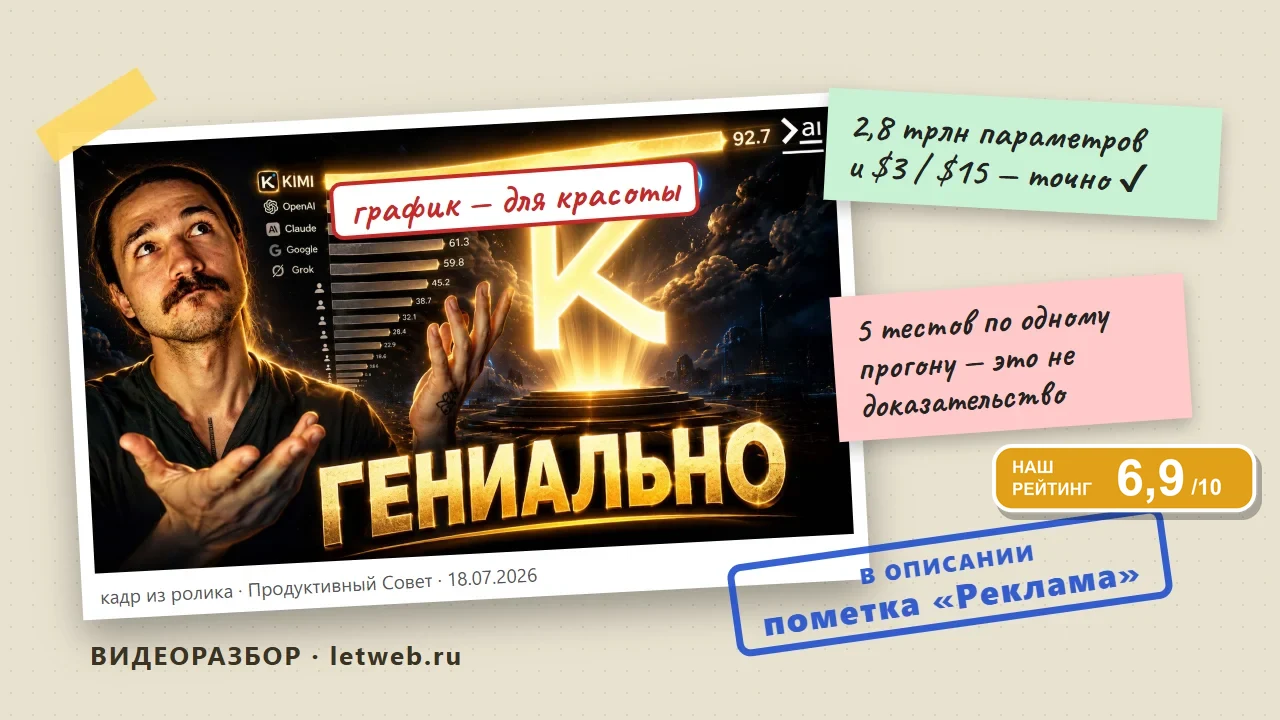Kimi K3: кадр из ролика с пометками проверки