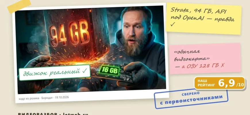 Qwen 3.8 локально через Strata — разбор видео Бородата